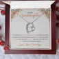 To My Granddaughter Forever Love Necklace | Wrapped in a Warm Hug ๐