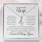 To My Beautiful Wife Alluring Beauty Necklace | You and I Are the Same ❤️🥰