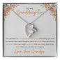 To My Granddaughter Forever Love Necklace | Wrapped in a Warm Hug ๐