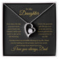 To My Daughter Forever Love Necklace | Proudest Dad π€π