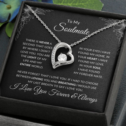 To My Soulmate Forever Love Necklace | Light of My Life π€βοΈ