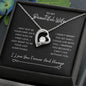 To My Beautiful Wife Forever Love Necklace | I Can't Live Without You ❤️😘