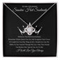 To My Stunning Smokin' Hot Soulmate Love Knot Necklace | Remember Whose Queen You Are 👑💍