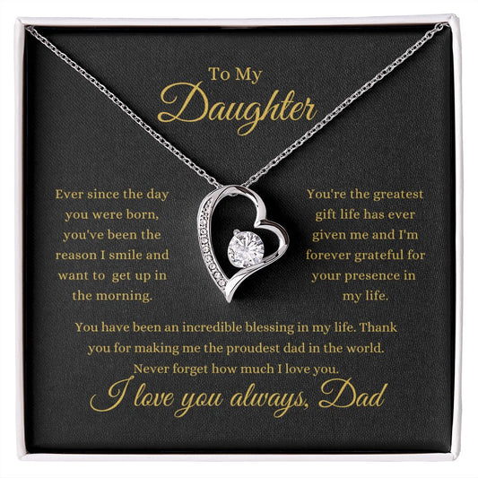 To My Daughter Forever Love Necklace | Proudest Dad 🤍😊